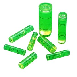 Driak Inclinometer Spirit Level Bubble-Tube Vial Mini Bubble Spirit Level Gradienter 6 * 15mm 7 * 26mm,8 * 31mm