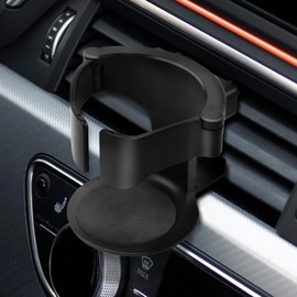 Wuyaoyao Car Cup Holder, Cup Holder for Car Air Vent, Automotive Air Vent Cup Holder Expander with 3 Kinds Mounting Clips, Drink Holder for Most Vehicles with Horizontal Blade Vents