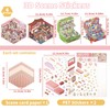 4 Sets 3D Sticker Scenes, DIY 3D House Sticker, Cute