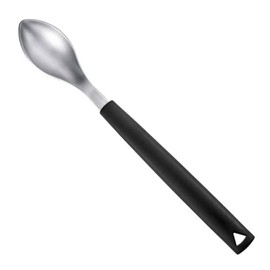 triangle Large Quenelle Spoon, Carded - Stainless Steel - Creates Smooth, Rounded Scoops for Plating - GreenGrip Handle - Dishwasher Safe - Made in Germany