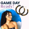 INK + ALLOY Game Day Crystal Threaded Bead Hoop Earrings