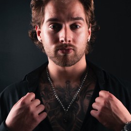 Estendly 3mm 16 To 38In Stainless Steel Rolo Chain Necklace Crude Solid Link Chain Necklace for Men Women Jewelry