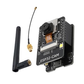 ESP32 CAM Module, QIQIAZI ESP32-CAM-MB Dual-Core WiFi Bluetooth with Camera OV2640 + 2.4G Antennas IPEX, Micro USB, with TF Card Slot, Compatible with Arduino