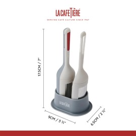 La Cafetière Brewstir 2-in-1 Multi-Functional Tea Infuser, Coffee Infuser with Storage Resting Stand, Superior Coffee Brewing, Tea Brewing, Dishwasher Safe