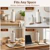 Acacia Wood Paper Towel Holder Countertop