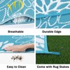 Ileading Reversible Outdoor Rug 8x10Ft Waterproof Patio Rug Carpet Portable