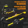 Car Tie Down Straps for Trailers with Snap Hooks Heavy