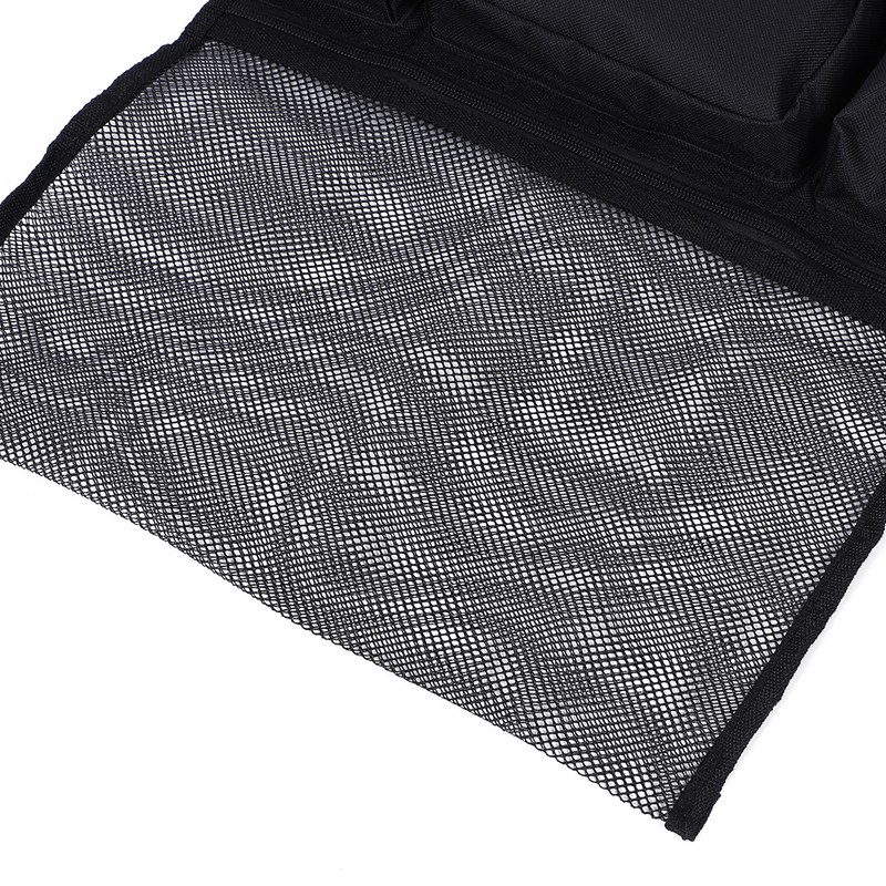 6 Pockets Wheelchair Back Storage Bag Garden Cart Mesh Cloth
