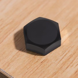 Glvaner 1/2 x 5 inch Stainless Steel Hex Head Lag Screws Bolts, Black Coated, 304 Stainless Steel 18-8, Hexagon Head Lag Bolts, Partial Thread, 4 pcs