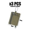 GDFHBD 3 Pieces Outdoor Mini Wallet, Small Men'S Wallet, Tactical