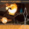 LALAGO 4-Piece Graphite Cast Mould Melting Furnace Set, High Purity