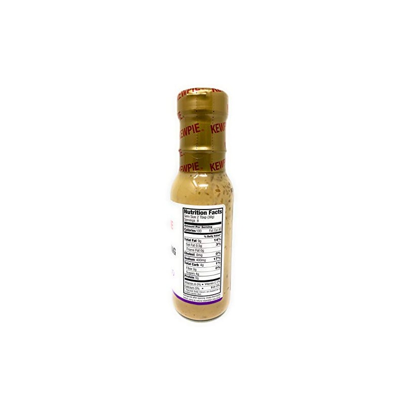 Kewpie Japanese Salad Dressings 8oz (236mL), 1 Pack (Onion with