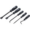 Kraftmann 9132 Scraper/Hook Set, Black, Set of 5 Pieces