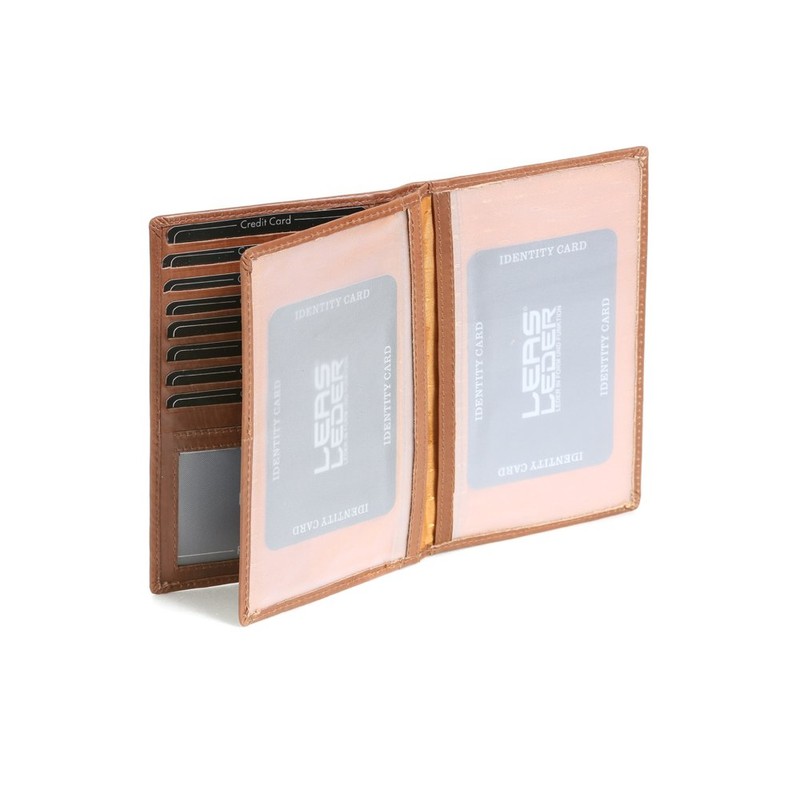 Pocketbook LEAS, Genuine Leather, cognac - ''LEAS Special Edition''