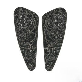 Motorcycle Tank Pad Gas Tank Protector, Motorcycle Tank Sticker Protector Decal Gas Oil Fuel Tank Pad Protector for Harley for Sportster XL 883 1200 for Softail Dyna Bobber