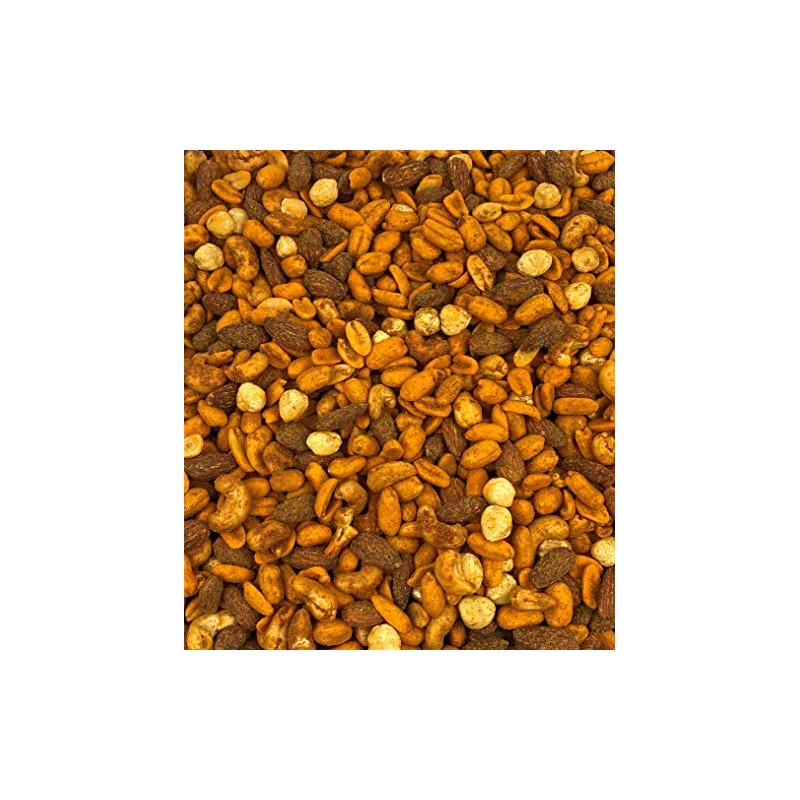 MIXED CHILI NUTS - Peanuts, Cashews, Almonds and Hazelnuts with