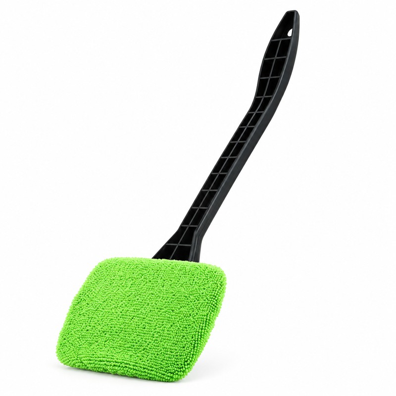 Car Window Cleaner Brush with Long Handle – Windshield Glass