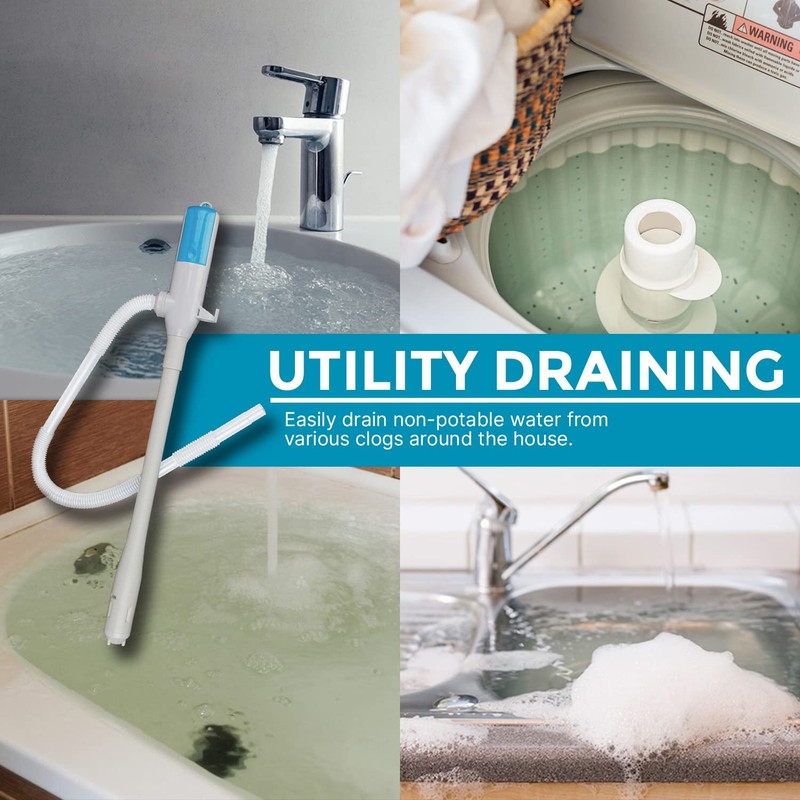 TERA PUMP - Battery Powered Submersible Pump (2.8 GPM, AA