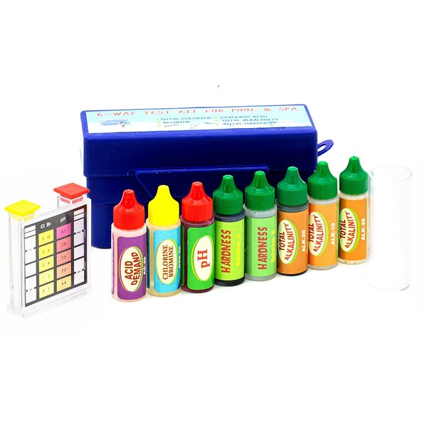WWD POOL Swimming Pool Spa Water Chemical Test Kit for