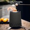 Onlyfire Smokeless Fire Pit with Carrying Bag & Top Bracket,