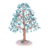 Amogeeli Handmade Healing Crystal Money Tree with Agate Slice Base,