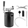 MRbrew 64oz Mini Keg Growler Portable Draft Beer Dispenser System