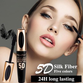 3D mascara, color mascara that will keep curling and style for a long time, mascara, black cosplay color, eyelashes, waterproof, natural eye catching eyelashes, anti-lump, sweat prevention,