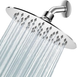 Ducha de Lluvia de Alta Presión, Cabezal de Ducha de Acero Inoxidable