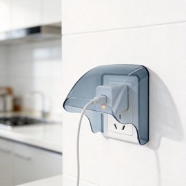 Outdoor Outlet Cover, Waterproof Single-Gang Size-Self-Adhesive & Protective Seal for Outdoor Electrical Outlets, Duplex Receptacle Guard Against Rain, Dust, and Debris – Easy Installation, Durable We