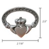 Abbey + CA Gift Irish Claddagh Visor Clip, Auto Sun