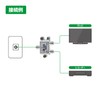 N-CAT NCD2E-PP Antenna Divider, 2 Splitter, Single Terminal, For Indoor
