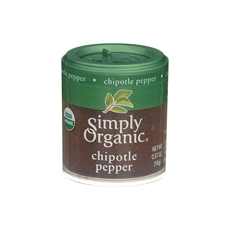 Simply Organic Mini Chipotle Ground Pepper, 0.56999999999999995 oz