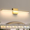fengkiop Modern Bathroom Vanity Light 24 Inch, 18W Brushed Brass