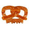 , Bread Hair Claw Clips Funny Food Pretzel Shaped Jaw