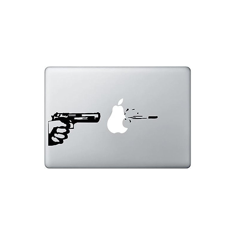 MacBook 13 inch Decal Stickers Gun Art for Apple Laptop