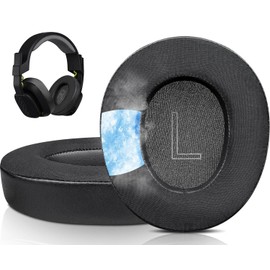 SOULWIT Cooling-Gel Replacement Earpads for Astro A10 Gen 2 Wired Headset, Ear Pads Cushions with Durable Ice Silk Fabric, Comfort Noise Isolation Foam - Black