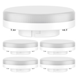 ledscom.de 5 Pieces GX53 LED Bulb, Warm White (2700 K), 4.2 W, 372lm, 96°, matt