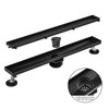 Bochni Linear Shower Drain 18" Matte Black 304 Stainless Steel