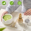 Matcha Whisk Set, Japanese Tea Set (5pcs) includes Matcha Bowl