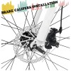BUCKLOS Mountain Bike Mechanical Disc Brake Caliper with Adapter, MTB