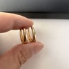Unbranded Small Oval Gold Hoop Earrings for Women