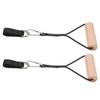 Pull Up Workout Handle Chin Up Wood Grips Heavy Duty