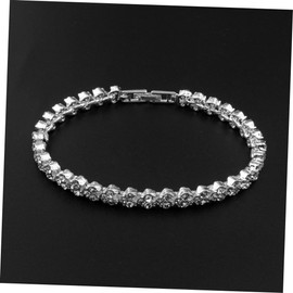 Levemolo Elegant Crystal Bracelet for Women Rhinestone Diamond Jewelry for Birthday