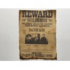 Wanted Poster Vintage Style Western Print Wild West Dalton Gang