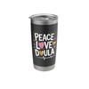 Labor Midwifery Peace Love Doula, Birth Postpartum Midwife Stainless Steel