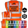 Corporate Togs Equine Hi-Vis PLEASE PASS SLOWLY Horse Equestrian Vest