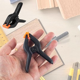 Spring Clamps,20 Pcs Plastic Spring Clamps 2 inch Heavy Duty Woodworking Plastic Small Clamp Long Photo Cloth Clamp Background Fabric Clip Photo Clip for Studio Woodwork Artwork