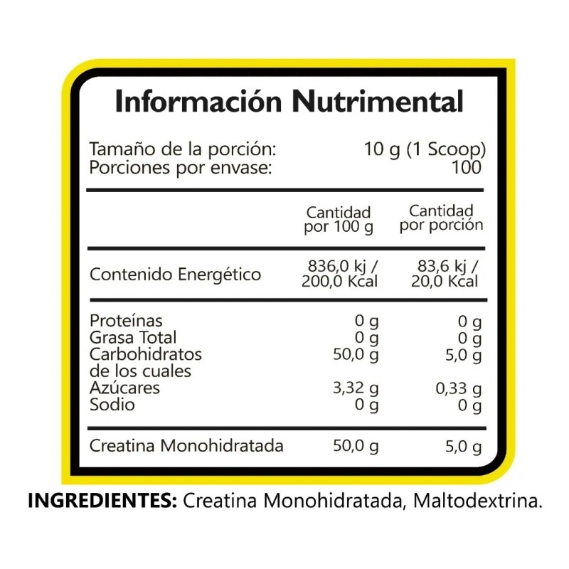Creatina Bhp Ultra Creatina Ultra 1 Kg Monohidrato Creatina Sabor