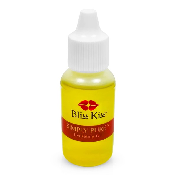 Bliss Kiss | Fragrance Free | Nail Oil Cuticle Dropper w/Vitamin E & Jojoba⏤Nail Strengthener Nail Growth Treatment for Brittle Peeling Breaking Thin Nails | 0.5oz |