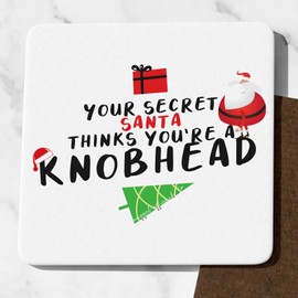 Secret santa gift, Secret Santa under 5 Five Coaster Funny Secret Santa